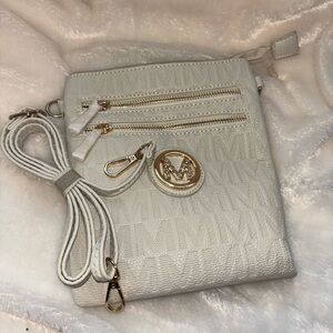 Elegant Off White Crossbody Bag NWOT